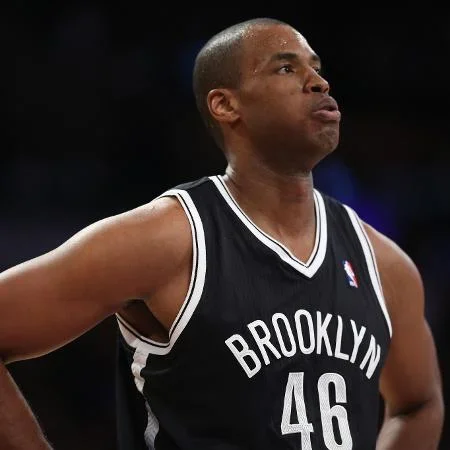 Jason Collins, ex-jogador de basquete, durante sua passagem pelo Brooklyn Nets, em 2014